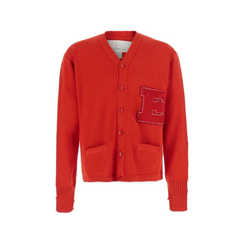 Erl Red Sweaters & Knitwear - Cardigans Men